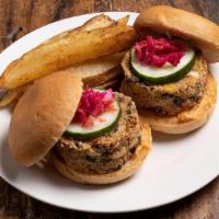 Sandwich - Vegan Sliders - Super-Grain - Housemade · Organic quinoa, white & black beans, herbs and spices create a knockout combination for our ...