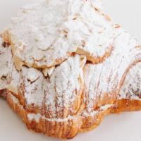 Almond Croissant · Butter croissant filled with homemade frangipane (Almond Cream)