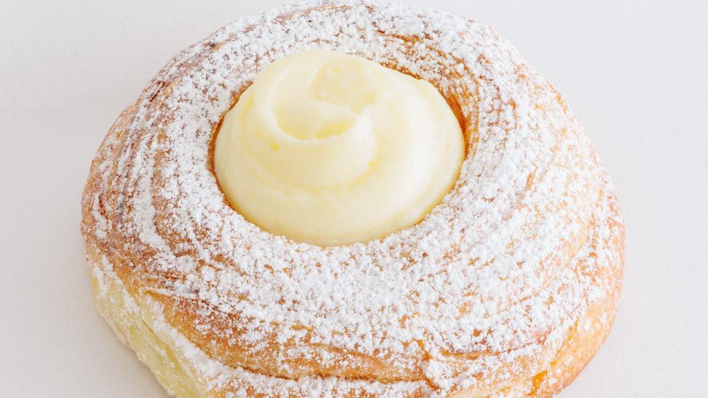 The Pastry Cream Danish · Laminated dough filled with homemade pastry cream