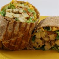 Grilled Chicken Honey Mustard Wrap · 4oz grilled chicken , cheddar cheese, lettuce, tomato and honey mustard.