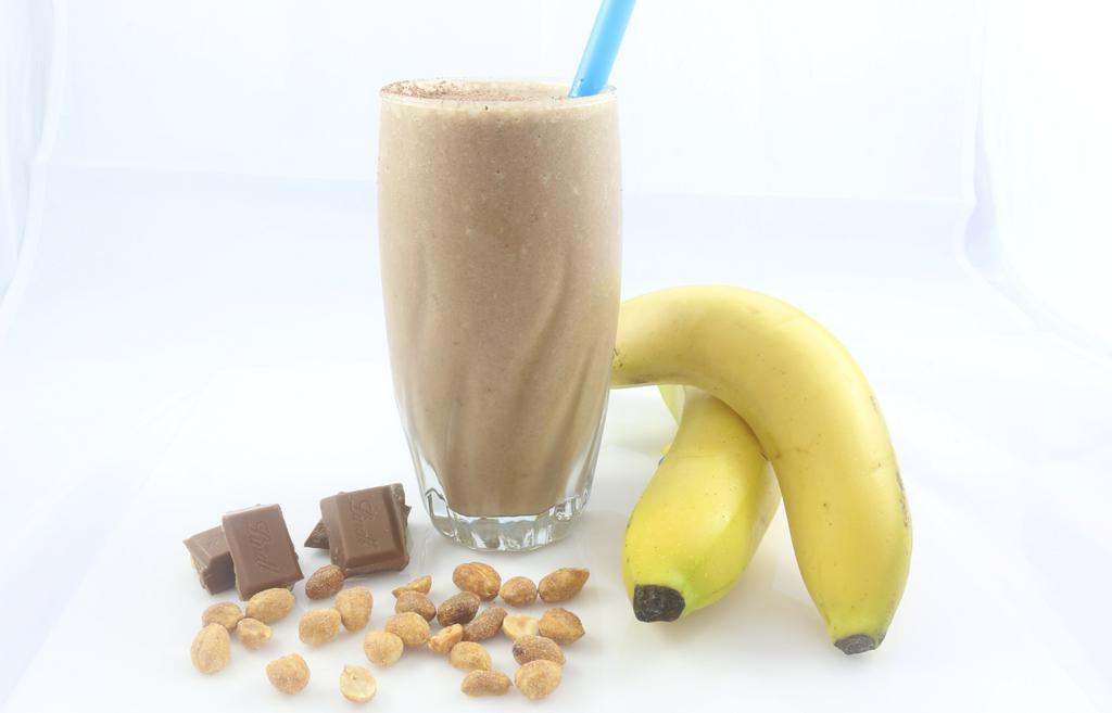 #1. Choco Power Smoothie · Peanut butter, banana,low fat milk , chocolate protein 25gr.