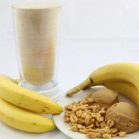 #3. Go Vanilla Power Smoothie · Peanut butter, banana, low fat milk, oatmeal,vanilla protein 25gr.