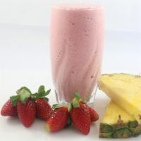 #14. Tropical Power Smoothie · Strawberry, pineapple juice, strawberry protein 25gr.