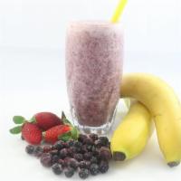#20. Kz Banana Berry Power  · Banana, strawberry, blueberry, low fat milk, strawberry protein 25gr.