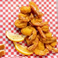 Fried Shrimp · Crunchy and crispy with great cajun flavor for our fried shrimp. Comes with choice of one si...