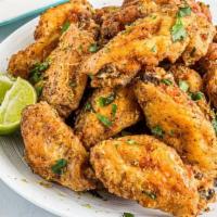 Lemon Pepper Wings (6Pcs) · SERVED WITH 6 WINGETTES.