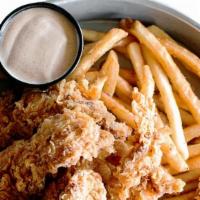 Harlem Chicken Tenders · Hand-cut, double battered & inspired by a recipe originating in Harlem, NY. Served with skin...