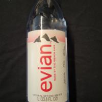 Evian Natural Spring Water · 1 Liter (33.8oz)