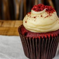 Famous Red Velvet · Grandma's red velvet cake with our signature cream cheese frosting.