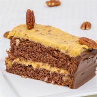 World'S Finest German Chocolate · True German chocolate cake covered with Coco's slowly cooked German chocolate icing loaded w...