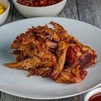 Pulled Pork · Harvey recommends 1/4 pound per person when determining how much to order. Smoked slow and l...