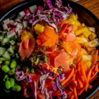 4 Protein Poke Bowl · Build your own 4 protein sushi bowl