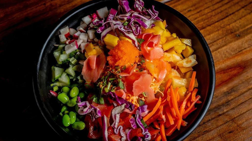 4 Protein Poke Bowl · Build your own 4 protein sushi bowl