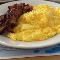 Eggcetera With 3 Bacon Strips (Scrambled) · 