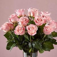 18 Long Stem Pink Roses · Enjoy the classic beauty of the rose with a playful twist in our Long Stem Pink Rose Bouquet...