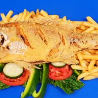 Whole Snapper
 · Whole Snappers W/ fries and salad