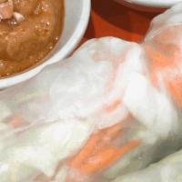 Fresh Rolls · Lettuce, carrot, cucumber, sweet basil leaves and noodles wrapped with rice paper, served co...