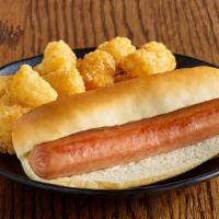 Kid'S Single Hot Dog · Nathan's Hot Dog with side