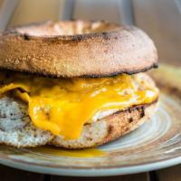 Egg & Cheese Sandwich · scrambled eggs and Cheddar cheese