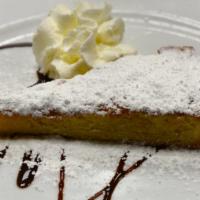 Almont Tart - Tarta De Santiago · Traditional almond tart, made with paste of almonds, sugar, eggs and flour. The perfect comp...