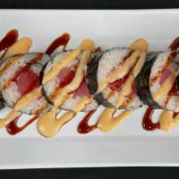 Tuna Roll · Choice of whole roll fried or regular with spicy mayo and eel sauce.