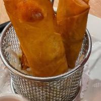 Crab Rangoon · Mixed crab meat, cream cheese, wrapped in spring roll skin served with Thai sweet and sour s...