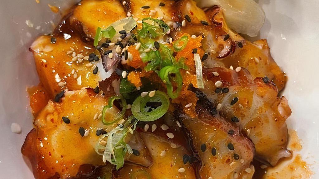Spicy Conch Or Octopus · Slices of conch or octopus, cucumber in special sauce