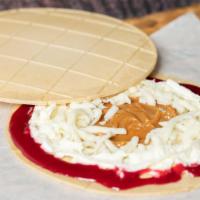 Obleas · Dulce de leche, blackberry syrup, house's crema and cheese. (Arequipe, dulce de mora, crema ...