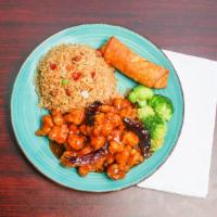 House Special Fried Rice · Chicken, roast pork and shrimp.