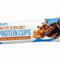 Zenevo Pretzel & Sea Salt Protein Cups · ZenEvo's Dark chocolate protein is infused with real sea salt and pretzel to give you a perf...