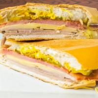 Sandwich Cubano · Cuban sandwich.