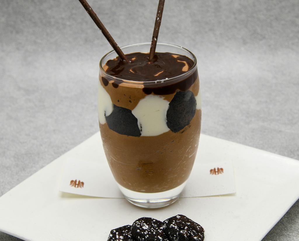 Chocolate Mousse · Salted caramel chocolate fudge.
