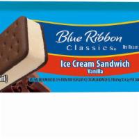 Ice Cream Sandwich · Vanilla Ice cream sandwich with chocolate cookie
