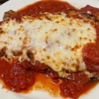 Eggplant Parmigiana · 