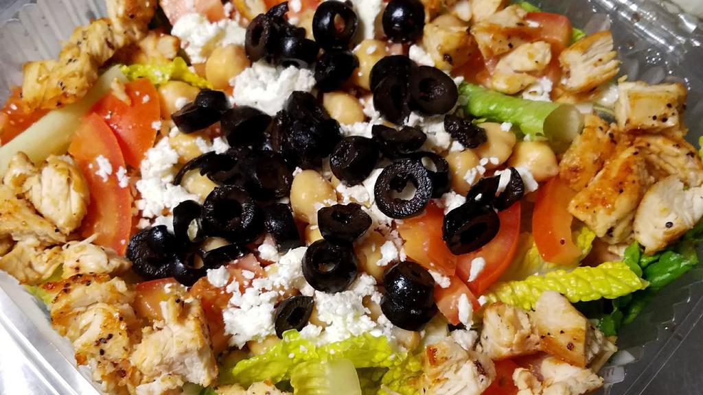 Greek Grilled Chicken Salad · Gluten-free.