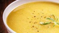 Dal Soup · Yellow lentils cooked with traditional spices and herbs.