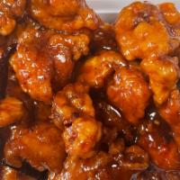 General Tso'S Chicken · Hot & Spicy. Chunks of chicken done to a crispy sautéed with our chef's special hot pepper s...