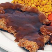 Country Fried Steak Platter Lunch · - A delicious Country Fried Steak served with two sides and our signature Corn Bread! -