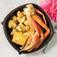 2 Crab Clusters · 2 Snow Crab Clusters Steamed in Cajun Garlic Butter