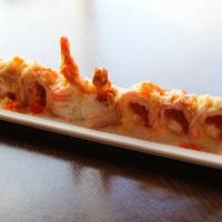 Crazy(8Pcs) · Spicy. Shrimp tempura and spicy tuna rolled with soy paper. Topped with shredded crab and ho...