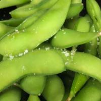 Edamame · Salted steamed soybean.