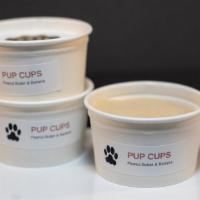 Peanut Butter Banana Pup Cup · Contains nuts. A frozen treat for your four-legged-friend.  Low-fat Greek yogurt, peanut but...