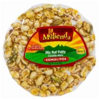 Comalitos Mixto 3.4 Oz · Mixed nut patty.