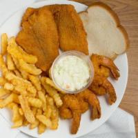 Catfish & Shrimp · Comes with french fries and coleslaw.