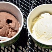 Scoop Of Ice Cream · Chocolate, vanilla, strawberry. 190-210 cal.