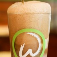 Root Beer Float · Made with a scoop of our vanilla ice cream and root beer. 590 cal.