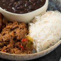 Shredded Beef Meal/ Ropa Vieja · Available After 10:30am Daily