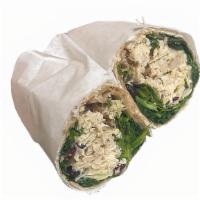 Island Wrap · Whole wheat wrap, albacore tuna, parmesan cheese, spinach, cranberries and honey mustard.