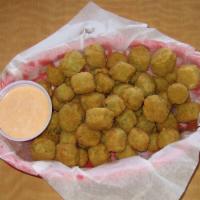 Fried Okra · A heaping platter of our lightly battered okra.