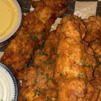 Buttermilk Fried Chicken  · (5) Tenders served with homemade honey mustard